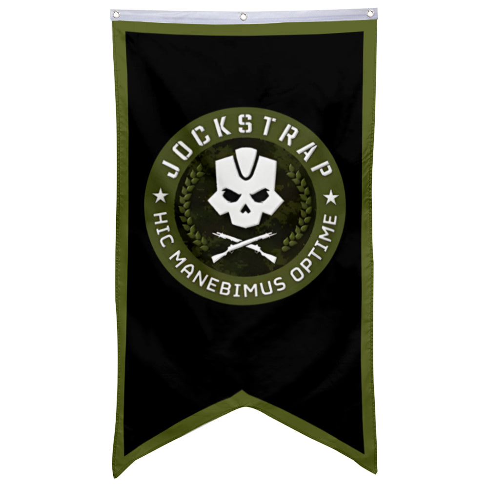 Fyon Jockstrap Hic Manebimus Optime Flag Game Flags Banner