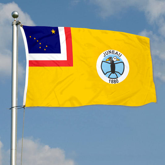 Fyon Juneau, Alaska (1970) Flag Banner