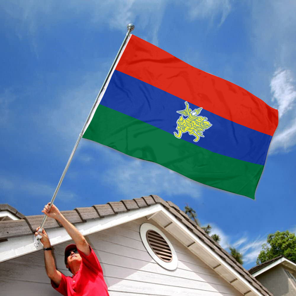 Fyon Kayah State, Myanmar Flag Indoor and outdoor banner
