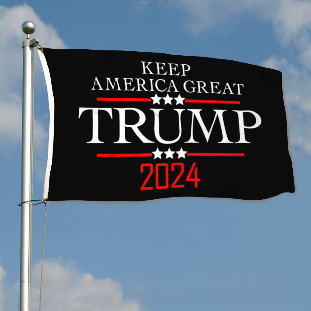 Fyon Keep America Great Trump 2024 Flag Indoor and Outdoor Banner