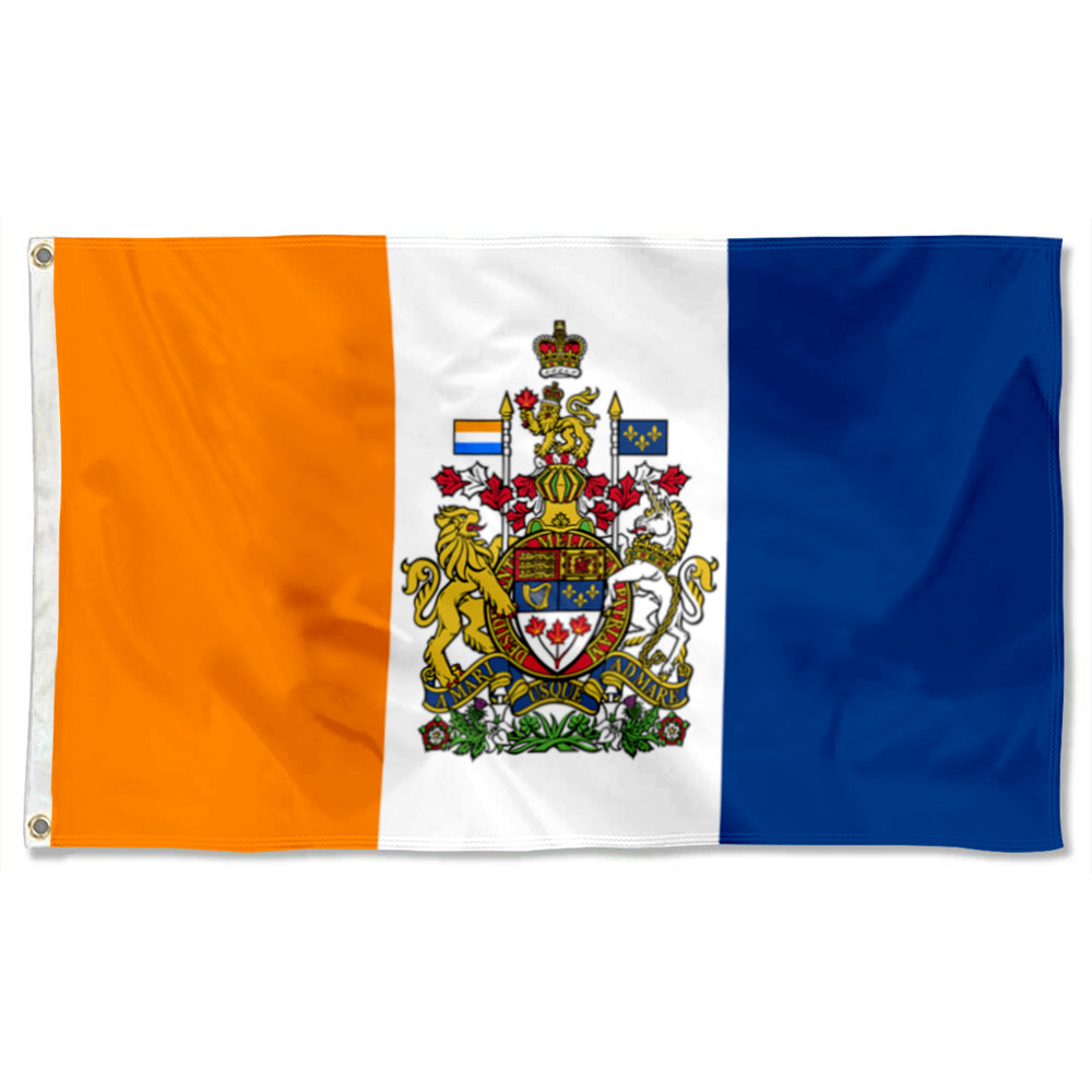 Fyon Double-sided Kingdom of Canada founded in 1868-now, the flag represents how monarchy is from the Netherlands Flag Banner