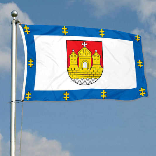 Fyon Double-sided Klaipėda County, Lithuania Flag Banner