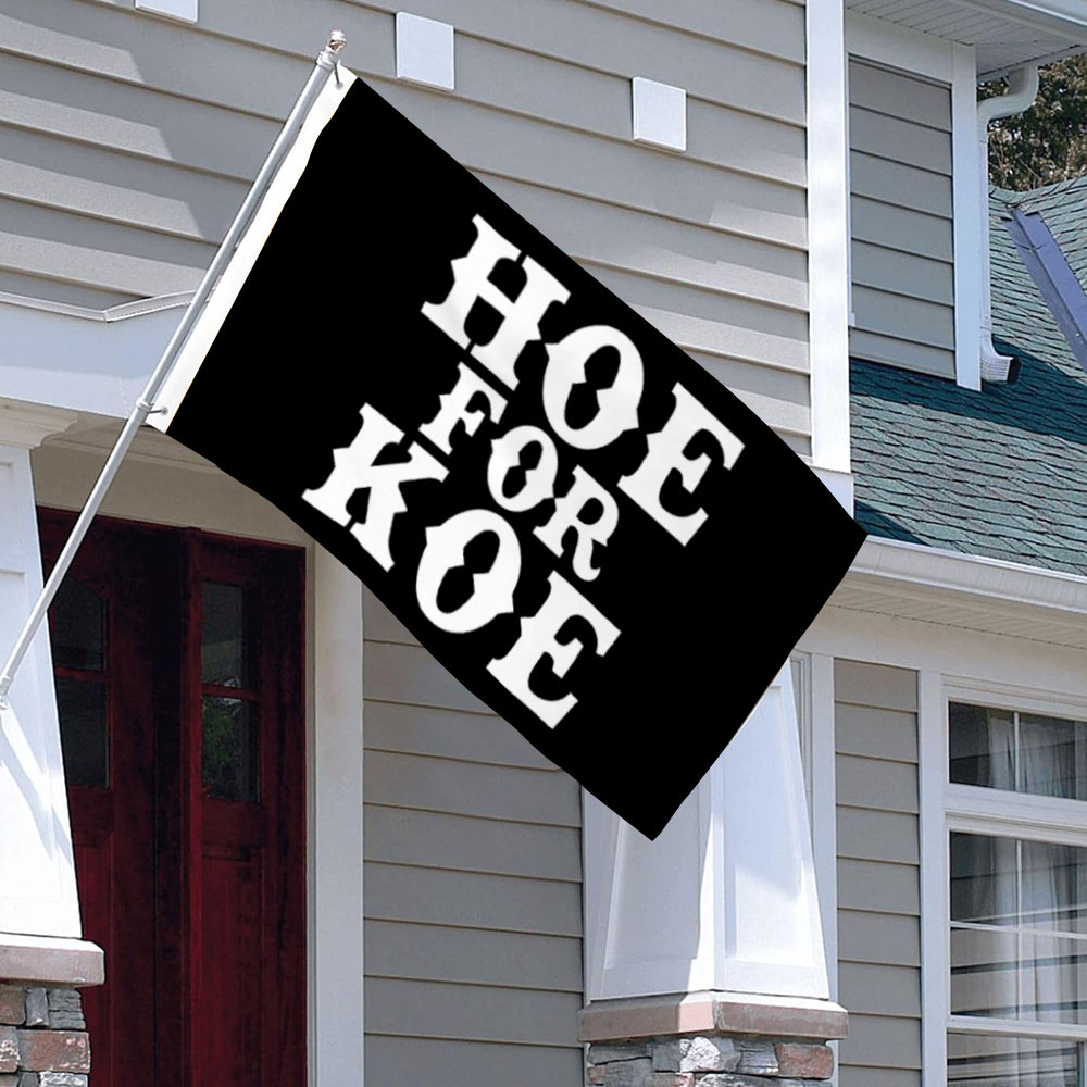 Fyon Koe Wetzel Hoe For Koe Flag Indoor and Outdoor Banner