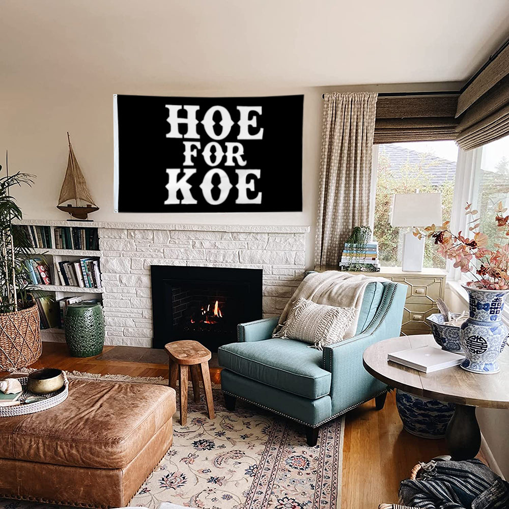 Fyon Koe Wetzel Hoe For Koe Flag Indoor and Outdoor Banner