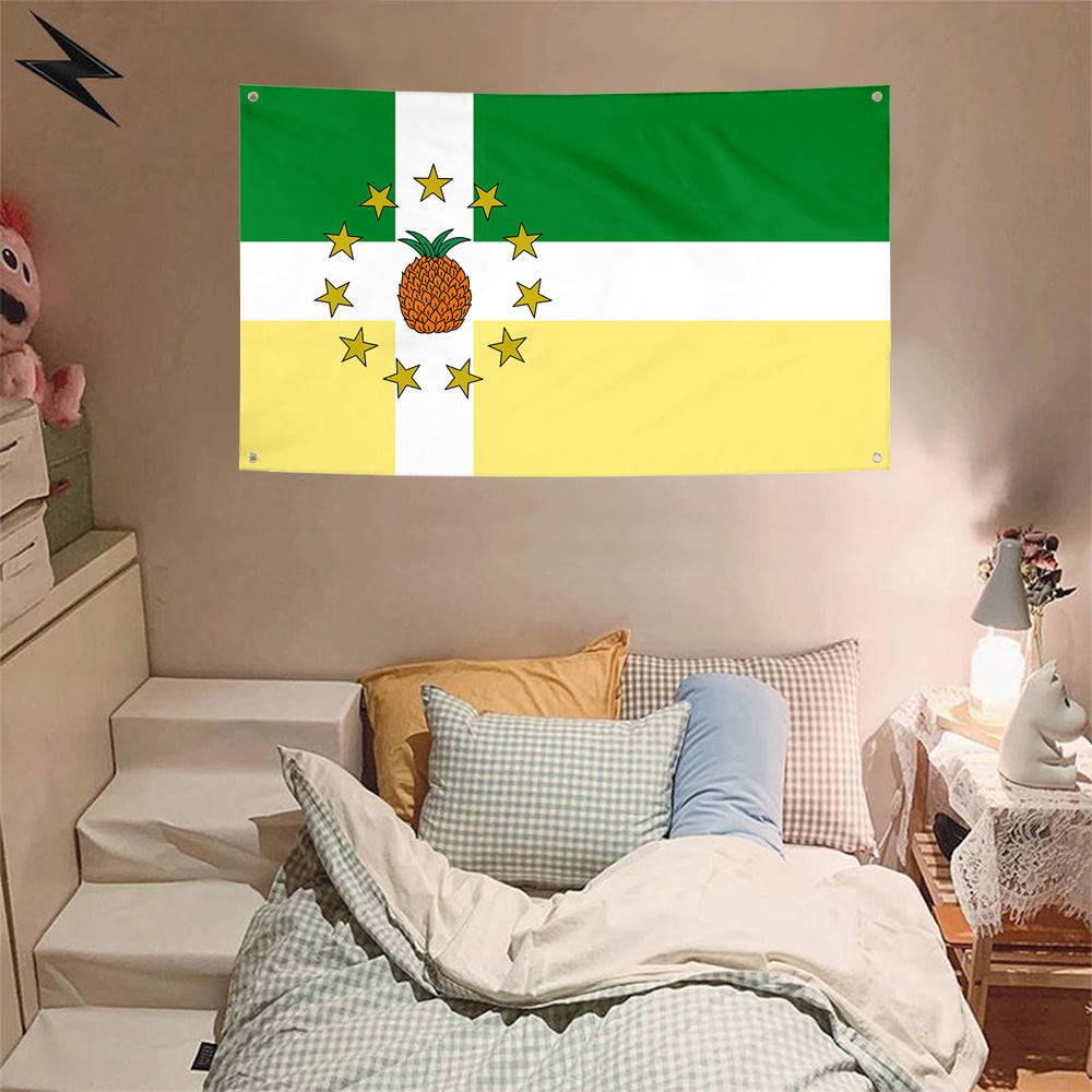 Fyon Lajas, Puerto Rico Flag Banner