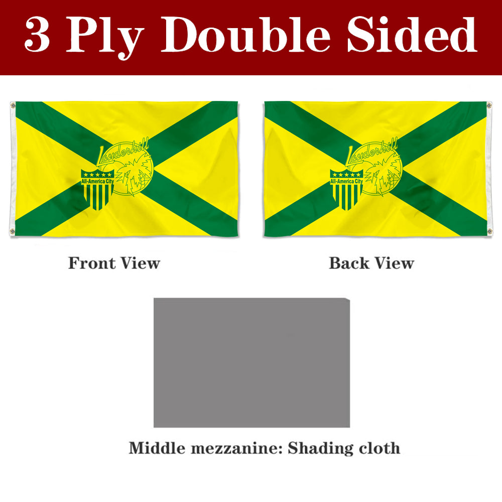 Fyon Lauderhill, Florida Flag Banner