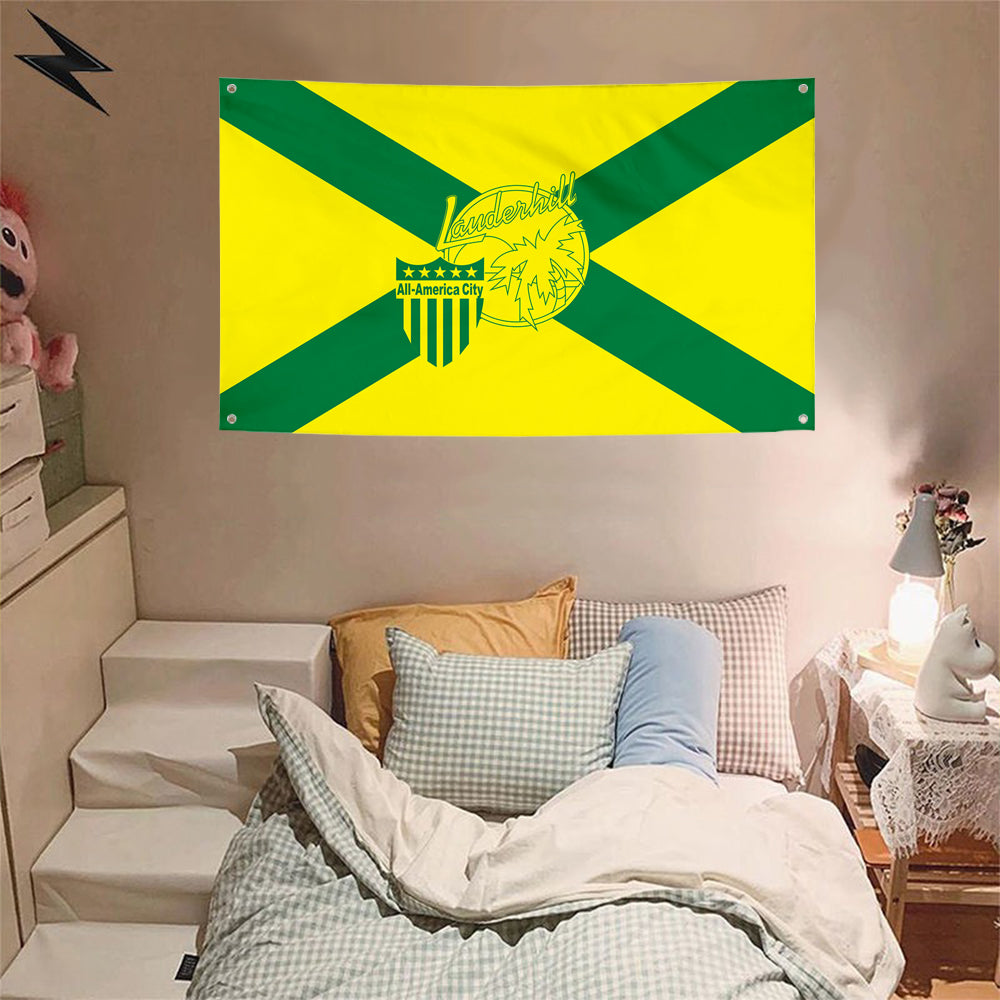Fyon Lauderhill, Florida Flag Banner