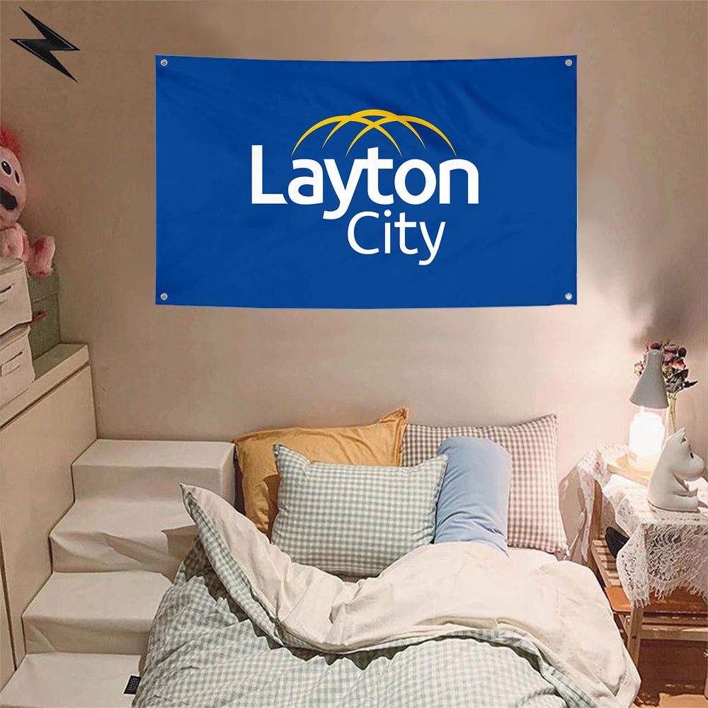 Fyon Layton, Utah Flag Banner