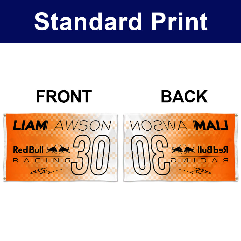 Fyon Liam Lawson 30# Flag Banner
