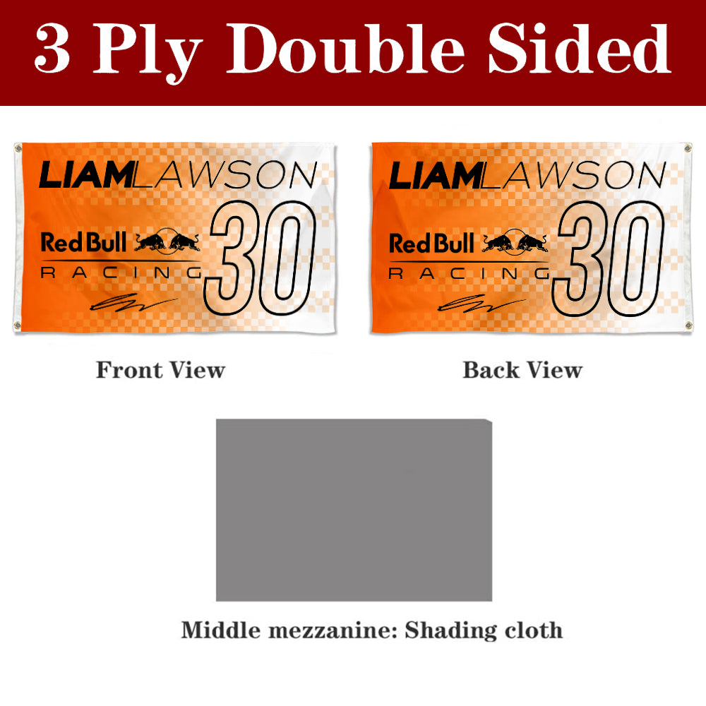 Fyon Liam Lawson 30# Flag Banner