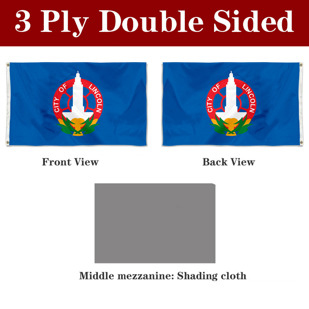 Fyon Lincoln, Nebraska (1931–2022) Flag Banner