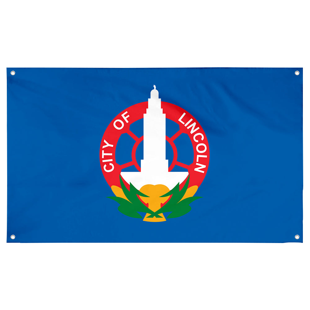 Fyon Lincoln, Nebraska (1931–2022) Flag Banner