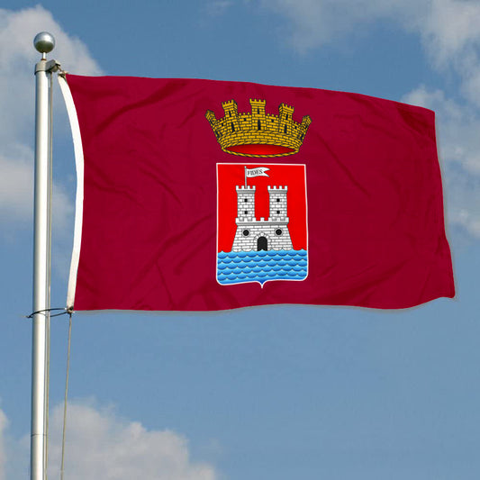 Fyon Double-sided Livorno, Italy Flag Banner