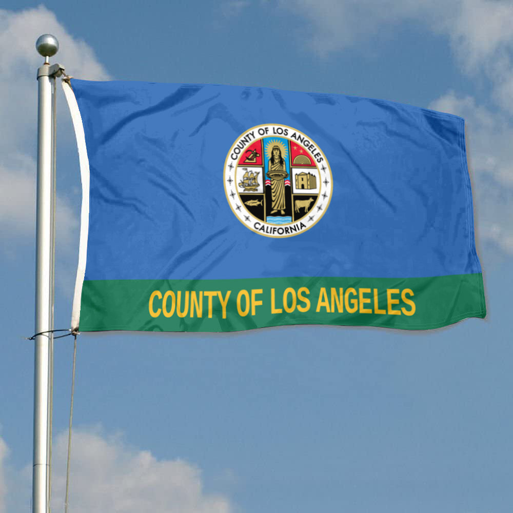 Fyon Los Angeles County Flag Banner