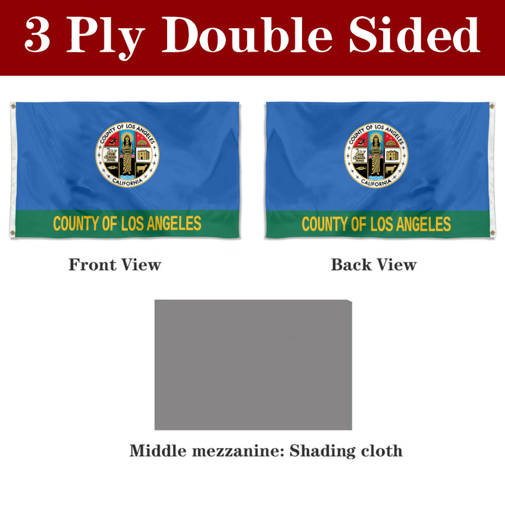Fyon Los Angeles County Flag Banner