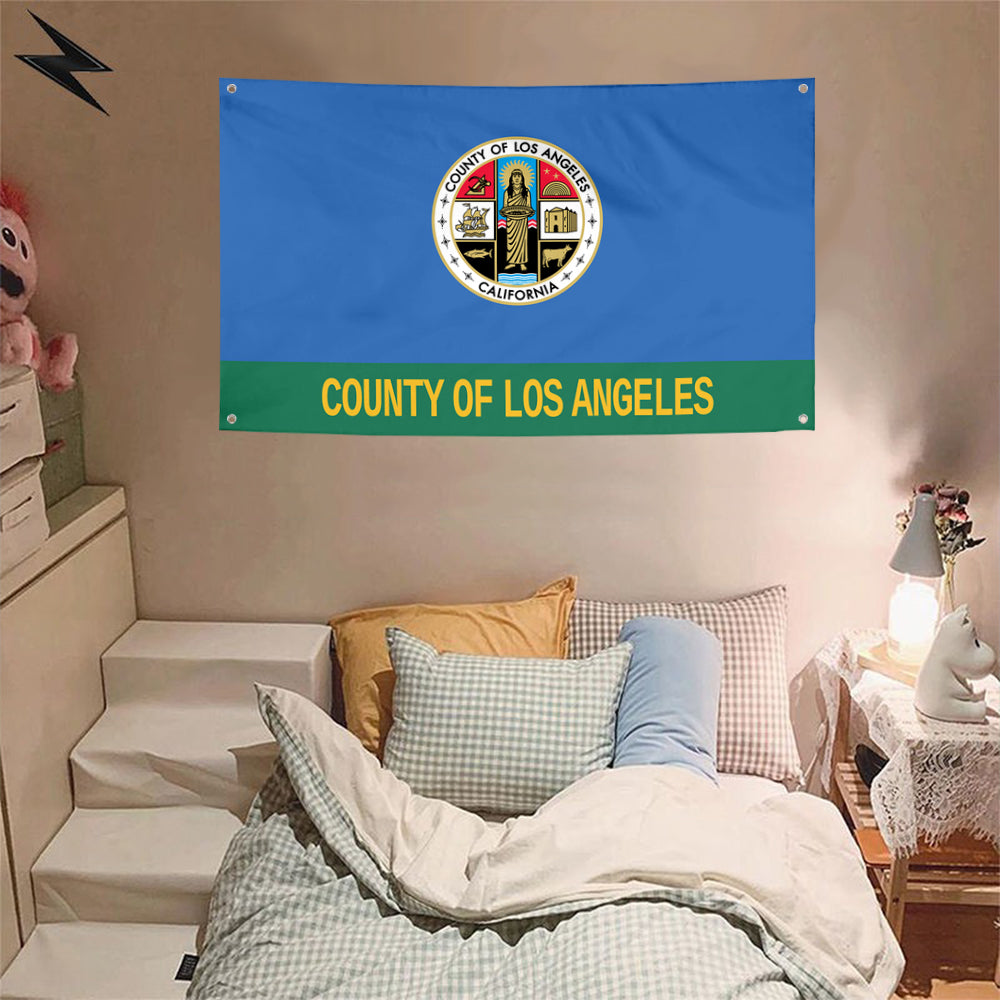 Fyon Los Angeles County Flag Banner