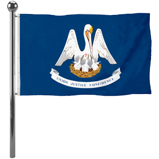 Fyon Louisiana Flag Banner