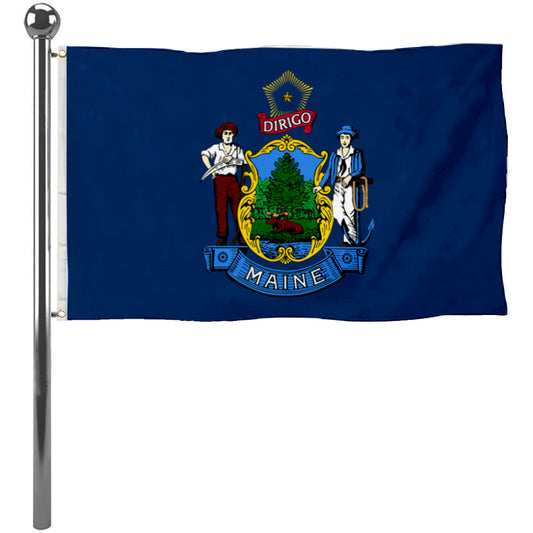 Fyon Maine Flag Banner