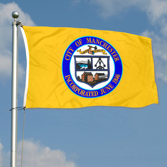 Fyon Manchester, New Hampshire (1965–1996) Flag Banner