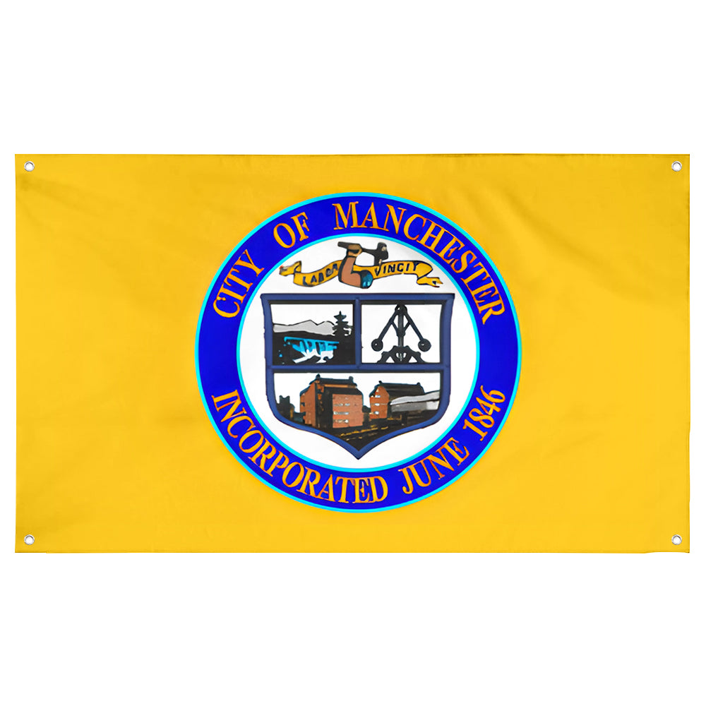 Fyon Manchester, New Hampshire (1965–1996) Flag Banner