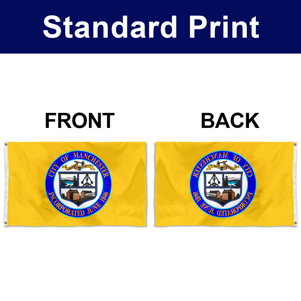 Fyon Manchester, New Hampshire (1965–1996) Flag Banner