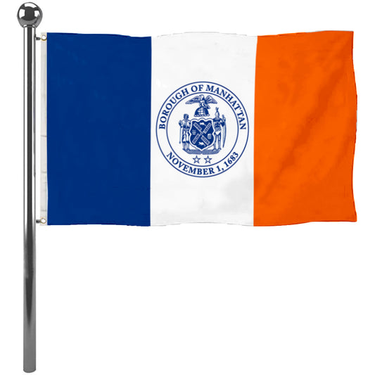 Fyon Manhattan New York County Flag Banner
