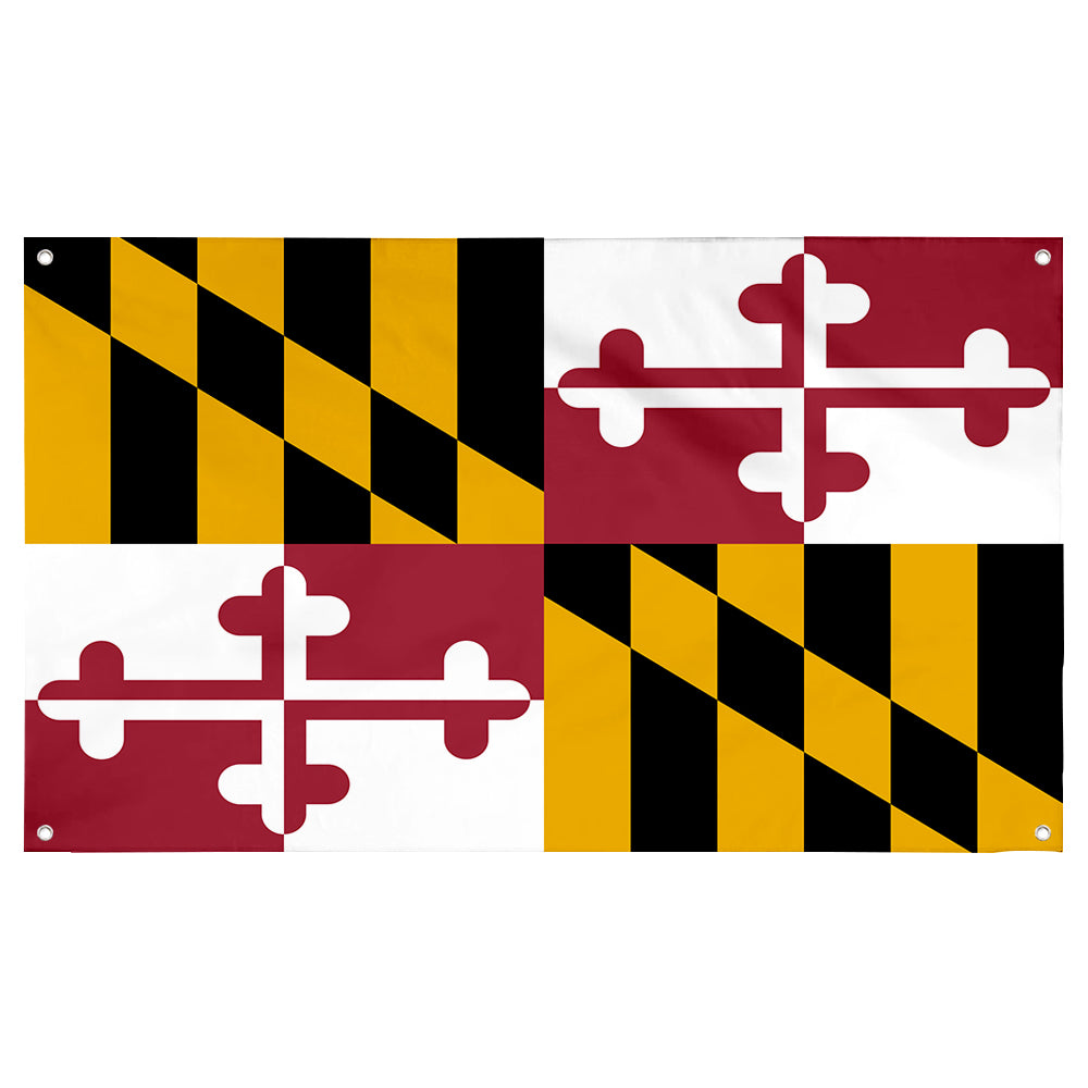 Fyon Maryland Flag Banner