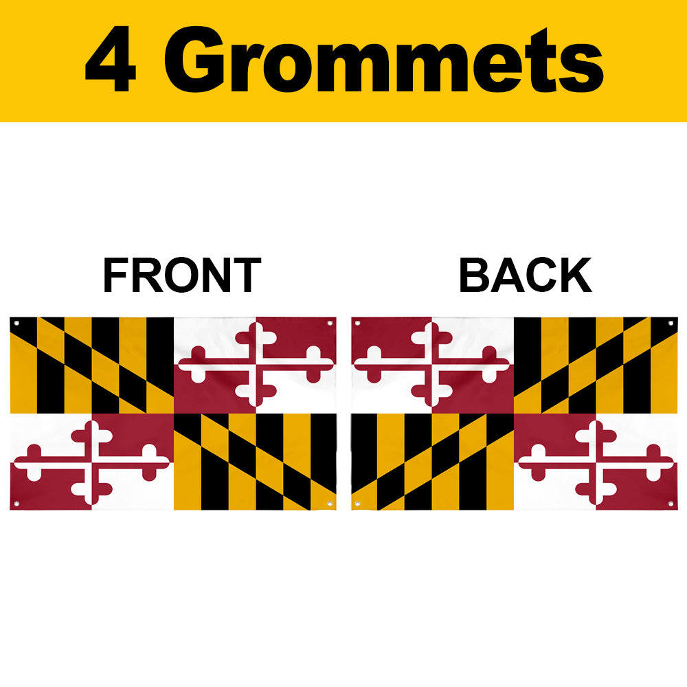 Fyon Maryland Flag Banner