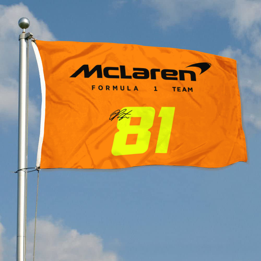 Fyon Mclaren #81 Formula 1 Team Flag Banner