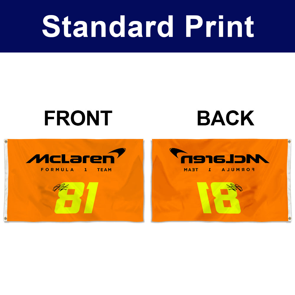 Fyon Mclaren #81 Formula 1 Team Flag Banner