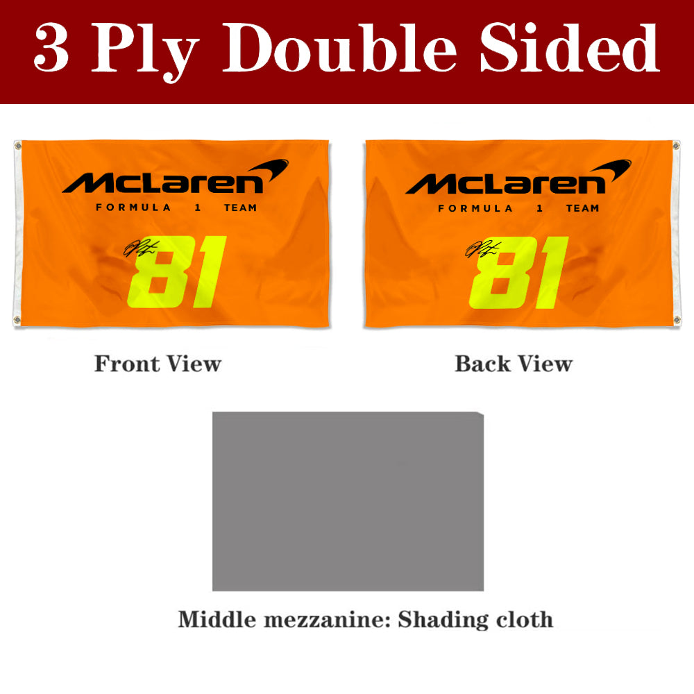Fyon Mclaren #81 Formula 1 Team Flag Banner