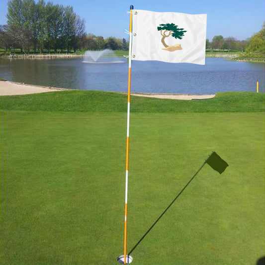 Fyon Merchandise JUPITER HILLS COUNTRY CLUB Embroidered Golf Pin Flag Banner Grommets