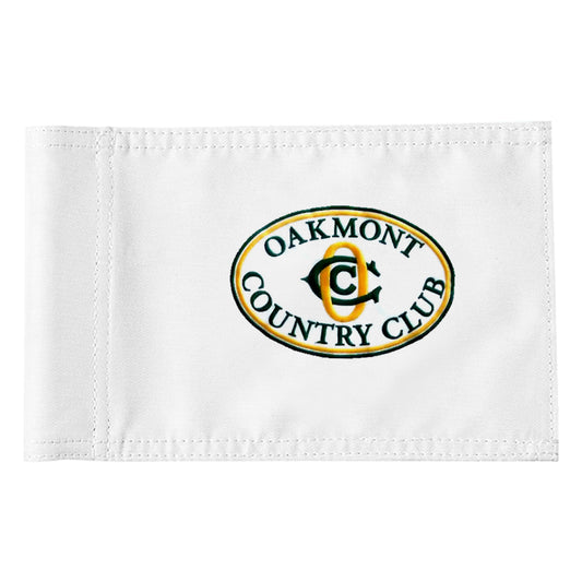 Fyon Merchandise Oakmont Country Club Embroidered Golf Pin Flag Banner White