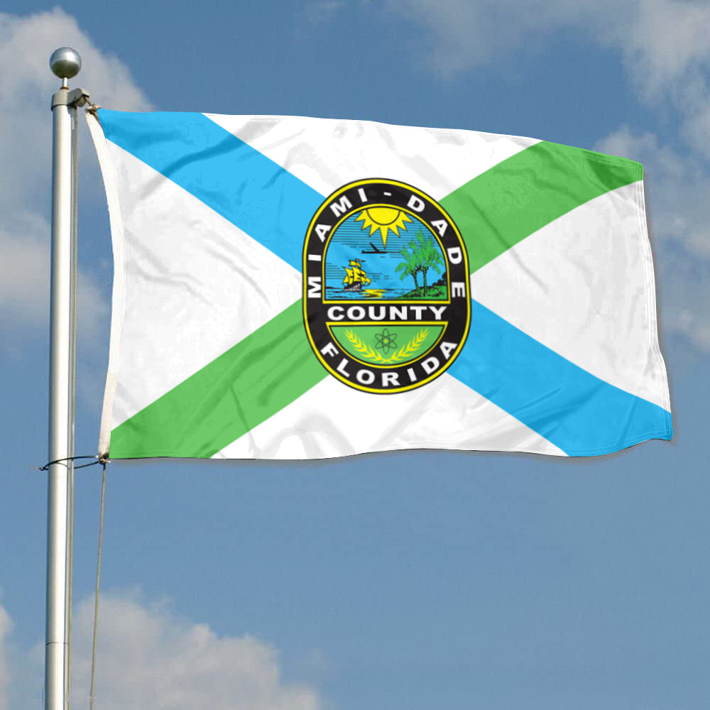 Fyon Miami-Dade County Flag Banner