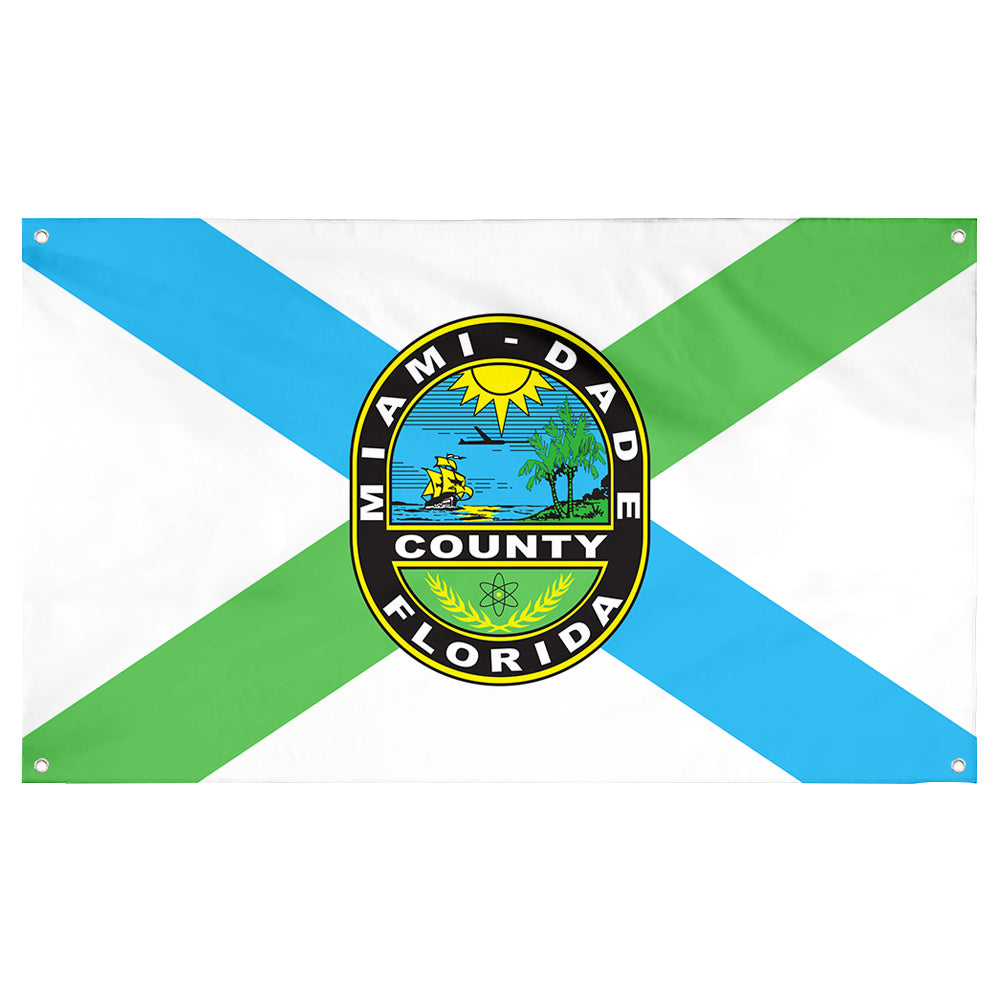 Fyon Miami-Dade County Flag Banner