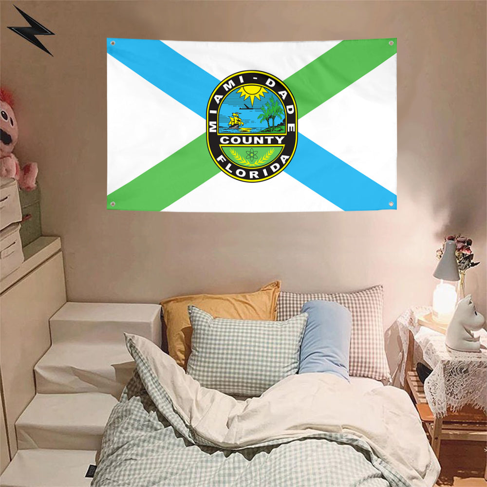 Fyon Miami-Dade County Flag Banner