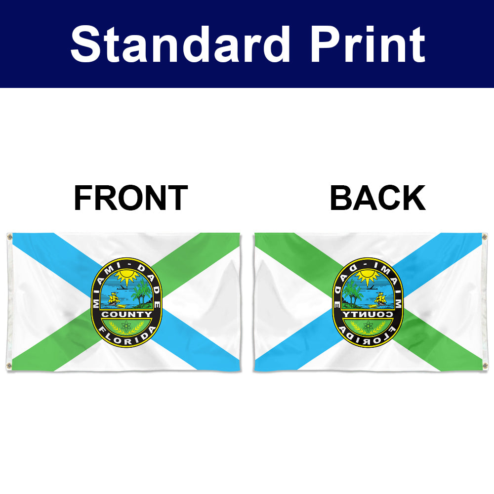Fyon Miami-Dade County Flag Banner