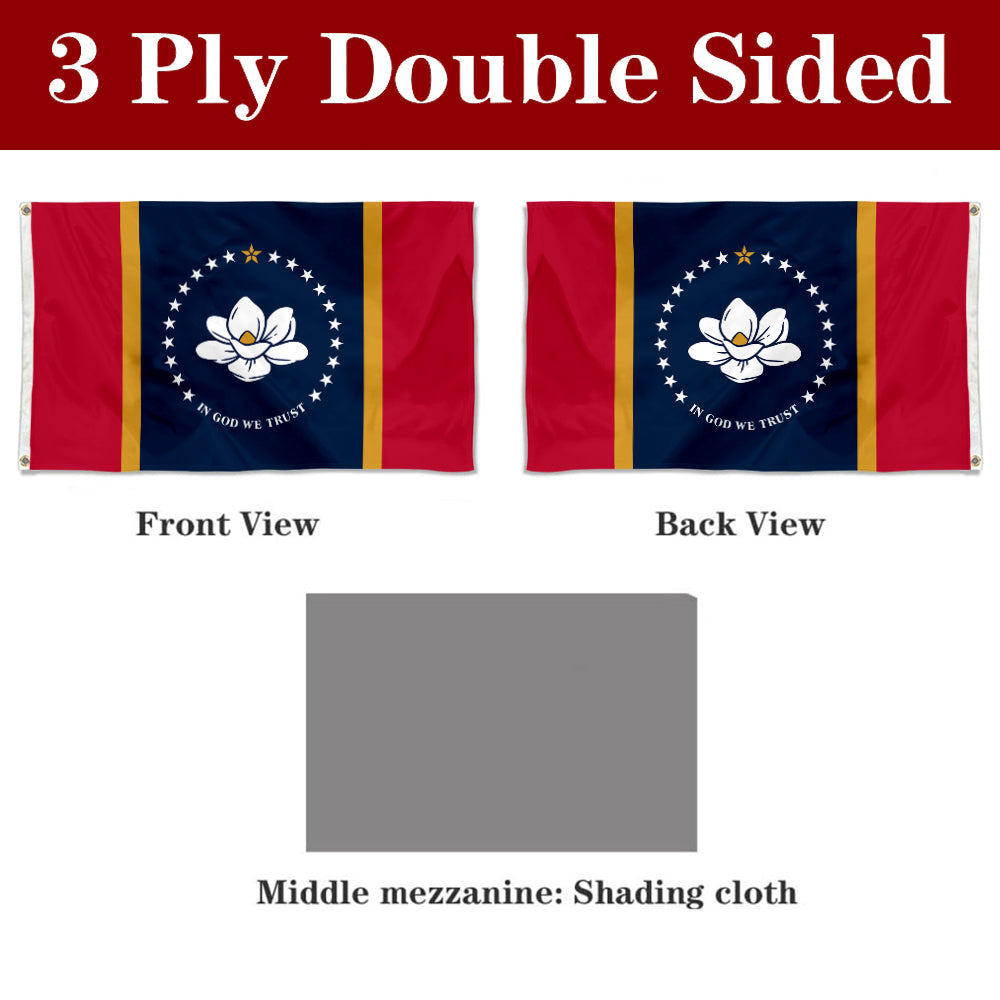 Fyon Mississippi Flag Banner