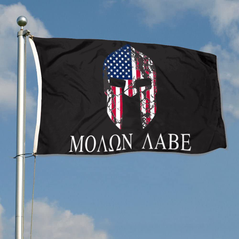 Fyon Molon Labe Patriotic Flag Indoor and outdoor banner