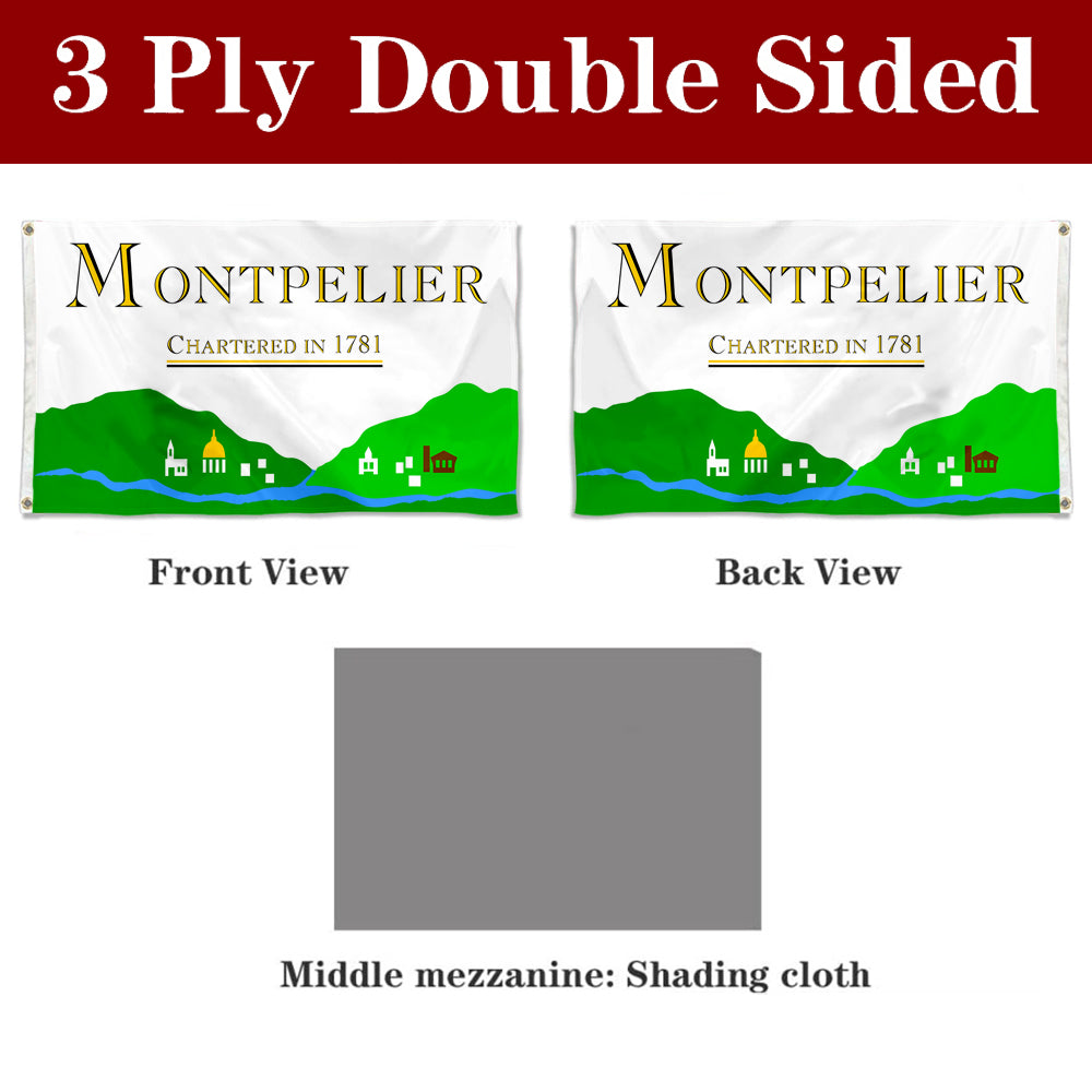 Fyon Montpelier, Vermont (2000–2017) Flag Banner