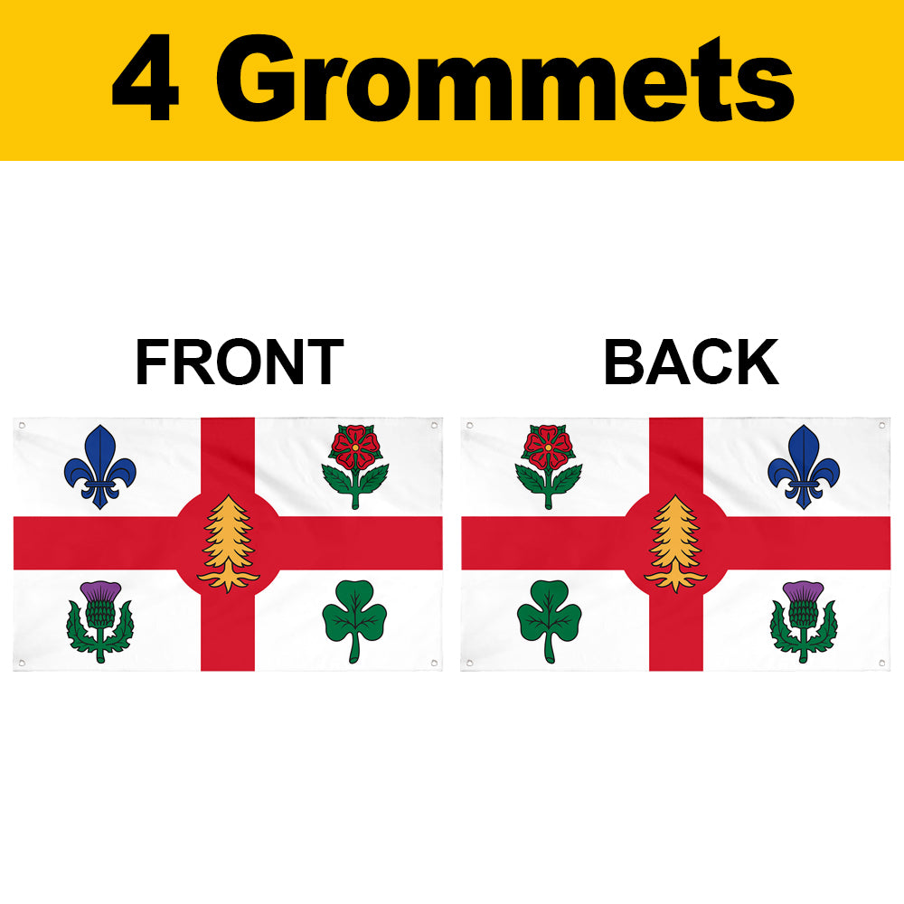 Fyon Montreal, Canada Flag Banner