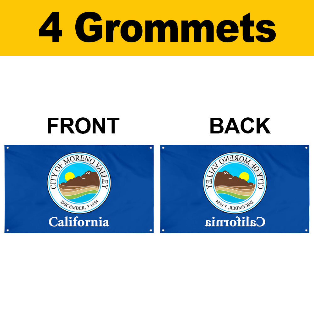 Fyon Moreno Valley, California Flag Banner