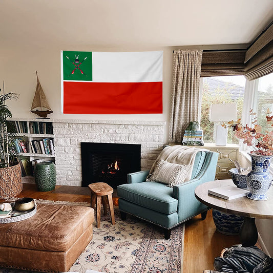 Fyon Naga, SAZ, Myanmar Flag Indoor and outdoor banner