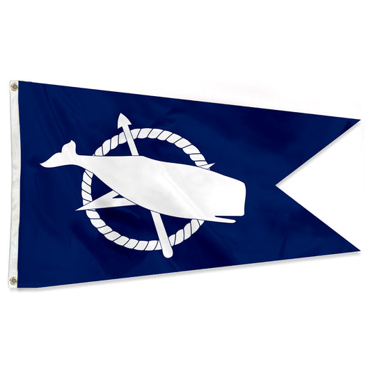 The de facto flag of Nantucket Banner landscape Massachusetts Flag