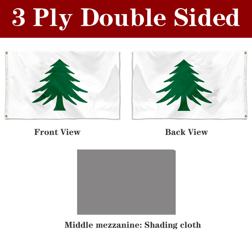 Fyon Naval Ensign of Massachusetts Flag Banner