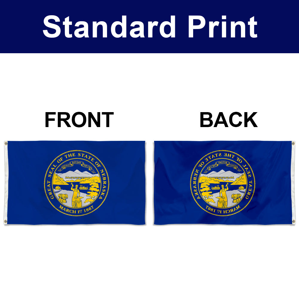 Fyon Nebraska Flag Banner