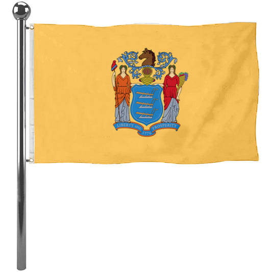 Fyon New Jersey Flag Banner