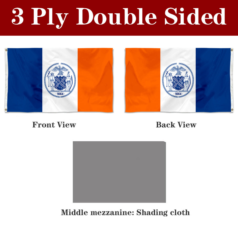 Fyon New York City (1915–1977) Flag Banner