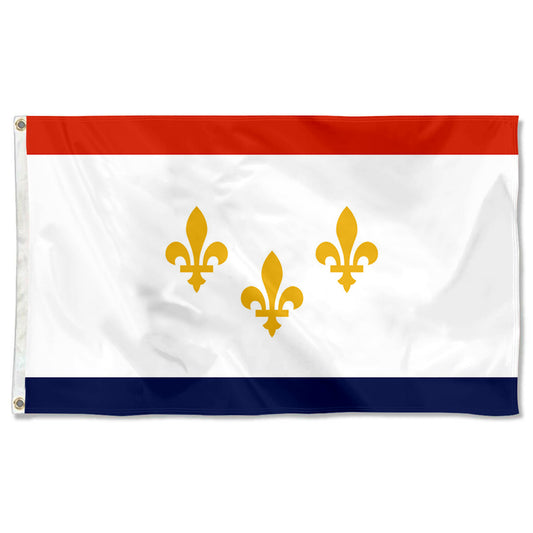 Fyon Louisiana banner city of New Orleans Flag