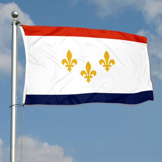 Fyon Louisiana banner city of New Orleans Flag